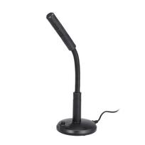 USB stalinio kompiuterio mikrofonas Plug & Play įvairiakryptis nešiojamojo kompiuterio mikrofonas, skirtas kompiuteriniams žaidimams juoda