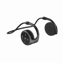 3 5.0 ausinės FM Bluetooth grotuve Ant kaklo tvirtinamos radijo kortelės TF palaikymas juoda