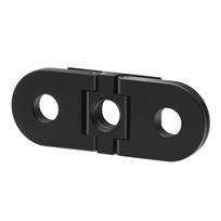 Kameros metalinis pakaitinis pagrindas Sulankstomas trikojo adapteris Pakeitimas GoPro HERO9/8/Max kameroms juoda
