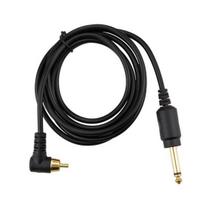 Vienkartinis liejimo tatuiruotės laidas, patikimas, lengvai įkišamas, atsparus tempimui tatuiruotės rašiklio RCA kablio kabelis RCA connector juoda