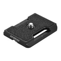 Andoer TY-50 greito atlaisvinimo plokštelė maža QR plokštė su Arca Swiss Standard Mount 1/4 colio varžtu Pack of 1 juoda
