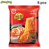 Yum Yum Sood-Ded, Tom Yum Kung skonio, 80 g, 6 vnt / 12 vnt / 24 vnt - Tailandietiški greitai paruošiami makaronai 80 g x 6 pcs