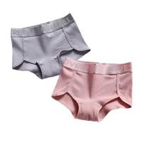 2 vnt. kvėpuojančios kelnaitės medvilniniai moteriški apatiniai trikotažai kelnaitės su raštu moteriškas apatinis trikotažas dydis M-XXL M