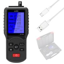 Daugiafunkcis oro kokybės testeris CO2 TVOC matuoklio temperatūros drėgmės matavimo prietaisas su USB įvairiaspalvis