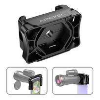 APEXEL universalus teleskopinis telefono adapteris monokliams žiūronai mikroskopas su 23 mm-50 mm juoda