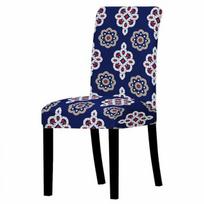 Vintage valgomojo kėdės užvalkalas „Strech Flower Print“ Elastinis kėdės užvalkalas Sėdynės užvalkalai virtuvės kėdėms Viešbučių namų dekoravimas Universal Size