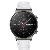 Kokybiškas odinis dirželis, skirtas Huawei Watch GT3 GT 2 Pro 2e 46mm 42mm laikrodžio apyrankė, skirta Honor Magic Watch 2 ES GS 3 apyrankei Band Width 22mm balta