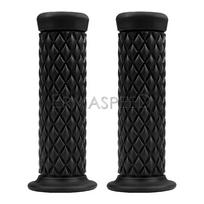 Retro Motorcycle Hand Grips Universal 7/8 ; 22mm 24mm Non-slip Rubber Handlebar Grips for Moto Scooter Motocross Motorbike juoda