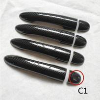 Durų rankenos apdailos dangteliai Renault Clio 3 Iii Mk3 Automobilio priedai Plastikas Anglies pluoštas C1