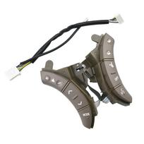 Ruili 6 automobilio vairo mygtukai, skirti Toyota Highlander Land Cruiser 2004-2009 84247-58010 daugiafunkciam vairui 75B037-Brown