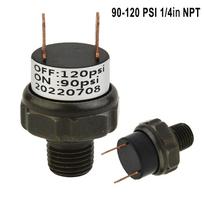 90-120 PSI oro kompresoriaus bako slėgio jungiklis juodas metalas