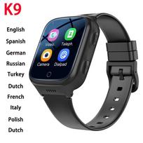 4g Kids Smart Watch Camera Sos vandeniui atspari GPS Wifi vaizdo skambučių monitoriaus vieta Lbs išmanusis laikrodis Vaikų laikrodis K9 juoda