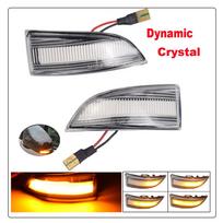 2 vnt LED dinaminis posūkio signalo šoninis galinio vaizdo veidrodinis žibintas, skirtas Renault Megane MK3 Laguna III X91 Grand Scenic III Fluence Latitude Smoked black