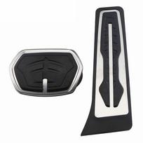 Pedalo dangtelis BMW X1 F48 2016- 2022 2021 X2 F39 2018 - 2021 AT ( LHD ) Nerūdijančio plieno automobilių pedalai akceleratorius dujinis stabdys AT