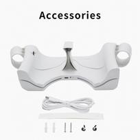 Naujas USB tipo c magnetinio įkroviklio stovas, skirtas Oculus Quest 2 greito įkrovimo stoties doko laikiklio VR ausinių valdiklio priedams VR Headset Charger A