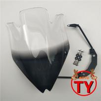 Motociklo priekinis stiklas priekinis stiklas su dūmų šalinimo kronšteinu, skirtas Kawasaki Z750 Z750r Z 750 2007-2008-2009-2010-2011-2012 gryna