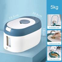 5 kg Virtuvės indas 10 kg Nano statinė Drėgmei atsparus Sandarus ryžių dėžutė Namų maisto laikymo bakas Šunų maisto laikymo dėžutė