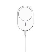 Magnetiniai mobiliųjų telefonų automobiliniai laikikliai, skirti Magsafe iPhone 12 13 14 Pro Max Magnet 15w Qi belaidžių įkroviklių laikiklio priedai as picture balta