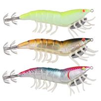 HIBRIDINĖ Krevetės EGI masalas 115mm/20g Kalmarų, Sepijų, Aštuonkojų žvejybai Wobbler Leurre Calamar Pack of 1