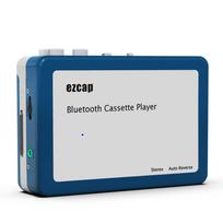 BT kasetinis grotuvas Walkman kasetinis grotuvas nešiojamas retro garsiakalbis belaidis BT jungtis mėlyna
