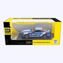 1/34 mastelio „Ford Mustang GT 2018 Diecast“ automobilio modelio žaislas, ištraukiama žaislinė transporto priemonė su garsu ir šviesa, skirta vaikams, mažiems berniukams, mergaitėms, dovanų kolekcija 1/34-14x6x4cm mėlyna