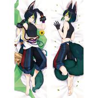 Genshin Impact Tighnari Cosplay apkabinantis kūno pagalvės užvalkalas Dakimakura užvalkalas Tighnari kostiumas Otaku pagalvės užvalkalas pagalvės užvalkalas 40x120cm