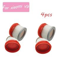 HEPA filtras, skirtas Xiaomi Dreame V9 V9B V10 V8 XR V10 V11 belaidžio rankinio dulkių siurblio priedai Ritininio šepečio dalių rinkinys šviesiai žalios spalvos