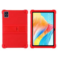 Armor Silicon Cover, skirtas Teclast M50 M50HD M50 Pro 10,1 colio 2023 planšetinio kompiuterio apsauginis dėklas Kid Case Stovas, atsparus smūgiams For Teclast M50 raudona