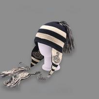 Anime Cosplay Drabužiai Pupelės Okazaki Shinichi NANA Kepurės Mergaitė Megzta kepurė Kutas Ausų apsauganti kepurė Žiema Ruduo Kasdienis Bonnet Gorro 56-58cm balta