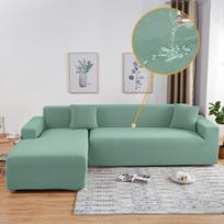 Vandeniui atsparus tamprus sofos užvalkalas Elastinis fotelio užvalkalas L formos užvalkalai Baldų apsauga namų svetainei 1/2/3/4 vietų 1-Seater 90-140cm
