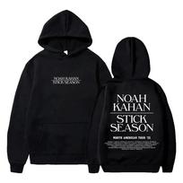Noah Kahan Stick Season Prekės 2023 Minimalistinis Tour Hoodie Ilgomis Rankovėmis Streetwear Unisex Moteriškas Džemperis Madingi Drabužiai 2XL