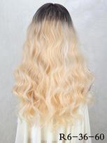Miss perukas ilgas tamsiai blondinas perukai Natūralus banguotas sintetinis perukas moterims Cosplay Party Perukas Karščiui atsparus ilgas perukas su kirpčiukais 60cm