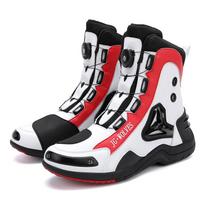 Motociklo Batai Neperšlampami Apsauginiai Batai Motocross Active Axis Offroad Motociklo Batai Ilgi Batai Motociklo Batai Vyriški 37 balta