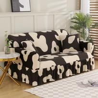 Geometric Sofa Cover Elastic Spandex Sofa Skirt Covers For Living Room Stretch Spandex Couch Protector Slipcovers 2pcs Pillowcases
