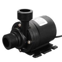 800L/H 3/5m DC12/24V Saulės kolektorius bešepetėlis povandeninis vandens cirkuliacinis siurblys 5 m DC 24V* juoda