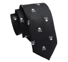 Skull Head kaklaraištis Helovino kaklaraištis vyrams