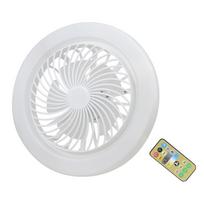 E27 mažas ventiliatorius Šviesus tylus lubų ventiliatorius su LED šviesos reguliuojamos spalvos temperatūros reguliuojamu ventiliatoriumi 3 Light Colors balta