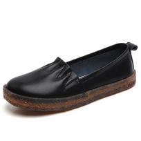 Moterims Mokasinai Penny Loafers Kasdieniai Balta Seselės Avalynė Žirneliai Minkšti plokščiapadžiai Juodi Moteriški vairavimo batai 35 juoda