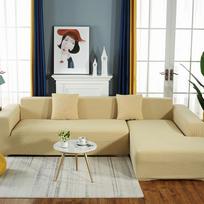 Vienspalvis kukurūzų aksominis tamprus sofos užvalkalas Modernus paprastas gyvenamasis kambarys Paprasta sofa, integruota naminių gyvūnėlių sofos pagalvėlė 90-140