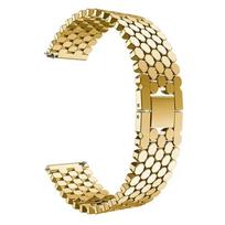22 mm 20 mm apyrankė, skirta Samsung Galaxy Watch 3 45 mm juosta Gear S3 Active 2 laikrodžio nerūdijančio plieno dirželis, skirtas Huawei laikrodžio apyrankei 20mm auksas
