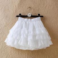 WTEMPO Vasaros moteriškas elastingas aukštu juosmeniu juodas sijonas šokiams Big Swing Tutu sijonai daugiasluoksniai nėrinių tinkleliai trumpi torto sijonai XL juoda