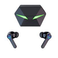 Belaidės „Bluetooth“ ausinės „TWS Zero Delay Into Ear“ tipo E-sporto žaidimas „Bluetooth“ belaidės ausinės juoda