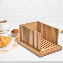 Bambukinė duonos pjaustyklė - Tikslus pjaustymo įrankis naminei duonai style B