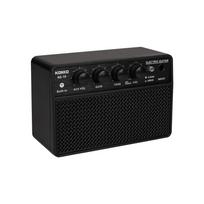 KOKKO 10W mažas elektrinės gitaros stiprintuvas Mini nešiojamasis gitaros praktikos garsiakalbis kasdienei praktikai juoda