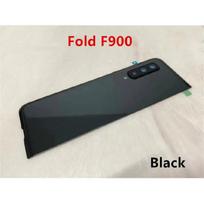 Housing For Samsung Galaxy Fold 5G Z 2 3 F900 F907 F916 F926 Battery Back Cover Repair Replace Door Rear + Camera Lens Glue Fold F900 Black