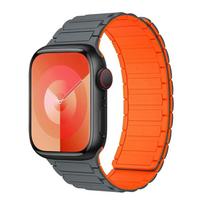 Magnetinė sportinė apyrankė skirta Apple Watch Ultra 2 49mm 46mm 45mm 44mm 42mm 38mm 40mm 41mm silikoninis dirželis, skirtas iWatch serijai 10 9 8 7 6 5 Se kilpa 38mm 40mm 41mm