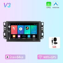REAKOSOUND 7 colių „Android“, skirtas „Chevrolet Captiva Aveo Lova Gentra Epica“ automobiliniam radijas „Carplay“ daugialypės terpės vaizdo grotuvo navigacijai GPS 2+64+mic