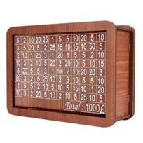Medinė pinigų dėžutė su skaitikliu 1000/2000/3000/5000/10000 svarų kiaulė taupyklė monetų grynųjų pinigų konteineris vaikams suaugusiems pinigų taupymo dėklas stiklainis kalėdinė dovana D