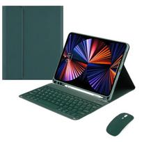 Skirta iPad klaviatūrai su dėklu, skirtu iPad 10th 9th 8th 7th 6th 5th Gen 10.9'' 10.2'' 9.7'' Air 5 4 3 2 1 Pro 11 10.5 9.7 Dangtelio stovas iPad air 13inch（m2）2024
