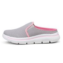 35-48 Unisex šlepetės Moteriški laisvalaikio sportiniai batai Kvėpuojantys Madingi Didelio dydžio Vyriški pusiau šlepetės sandalai 35 rožinė/šviesiai pilka spalva